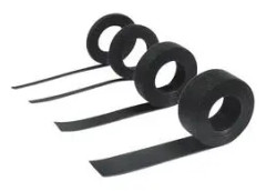 Hebotec 11-KE10001FRT Kardborreband för paketering Statisk del och fleecedel (L x B) 1000 mm x 10 mm Svart 1 m