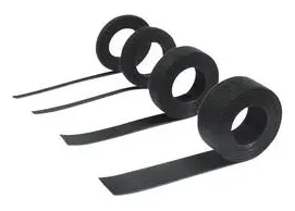 Hebotec 11-KE10001FRT Kardborreband för paketering Statisk del och fleecedel (L x B) 1000 mm x 10 mm Svart 1 m