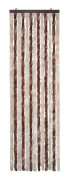 vidaXL Insektsdraperi beige och ljusbrun 56x185 cm chenille