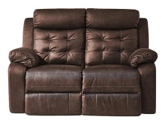 OWENS Reclinersoffa 2-sits Elektrisk Mörkbrun