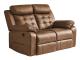 OWENS Reclinersoffa 2-sits Elektrisk Brun