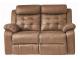 OWENS Reclinersoffa 2-sits Elektrisk Brun