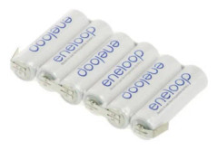 Panasonic eneloop-serien F1x6 Batteripaket 6x R6 (AA) U-formad NiMH 7,2 V 1900 mAh