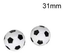 MegaLeg bordsfotboll 32mm bollar, 2 st.