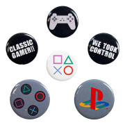 PlayStation, 6x Pins