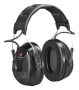 3M Peltor ProTac III Slim MT13H220A - Hörlurar - huvudband - vertikal - kabelansluten - aktiv brusradering - 3,5 mm kontakt - svart