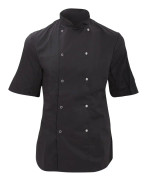 Dennys Kvinnor/Damer Economy kortärmad kockjacka / Chefswear (2 st.)