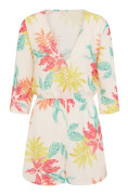 Girls On Film Kvinnor/Damer Disturbia Neon Palm Playsuit