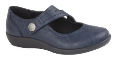 Boulevard Kvinnor/Damer X Wide EE Fit Touch Fastening Bar Shoe