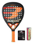 Bullpadel Vertex 02 2020 + Protector Custom Weight & 3-pack bollar