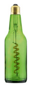 Segula Design Line - LED-glödlampa med filament - form: beer bottle - E27 - 8 W (motsvarande 25 W) - klass B - grönt ljus - 2800 K - grön