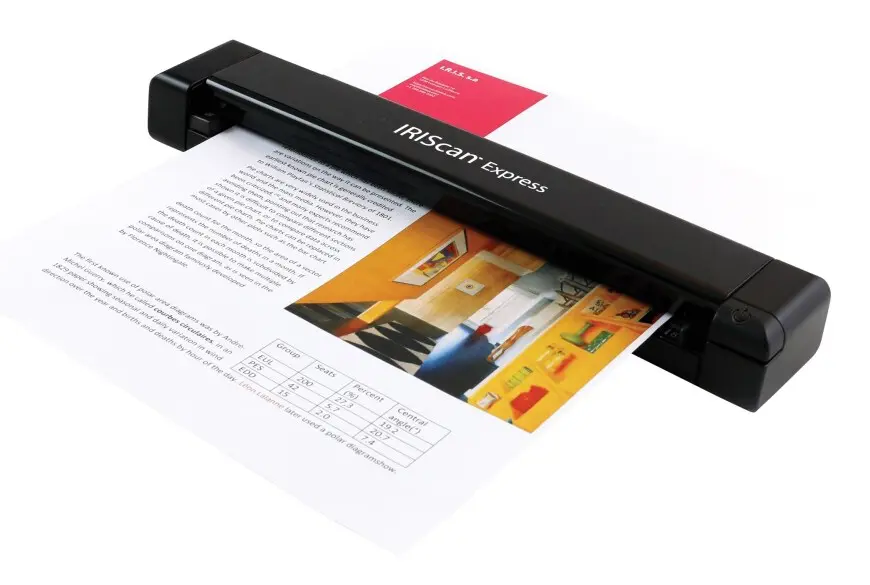 IRIS IRIScan Express 4 - Arkmatad skanner - Kontaktbildsensor (CIS) - A4/Letter - 1200 dpi - USB
