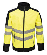 Regatta Unisex Hi Vis Pro Reflective Softshell arbetsjacka