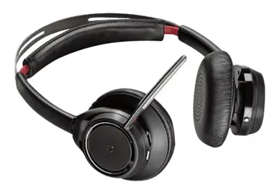 Poly Voyager Focus UC B825 - Headset - på örat - Bluetooth - trådlös - aktiv brusradering