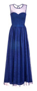 Little Mistress Kvinnor/Ladies Delphi Sweetheart Mesh Maxi klänning
