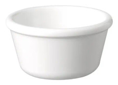 Skål 11 cl Ø8.5x4.5 cm Melamin Hvid,1 stk