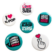 K-Pop Quotes, 6x Pins