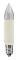 Konstsmide Small Candle, 15-16 Light Set, Transparent, Vit, E10, 3 W, 16 g
