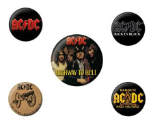 AC/DC, 5x Pins