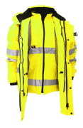 Yoko Hi Vis multifunktionell andningsbar och vattentät 7-i-1-jacka (2 st.)