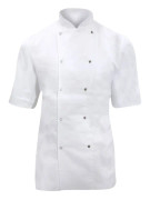 Dennys Kortärmad kockjacka för damer/kvinnor / Chefswear