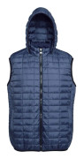 2786 Honeycomb Zip Up Hooded Gilet/Bodywarmer för män