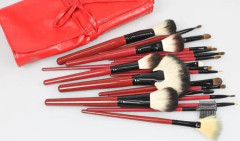 Makeup brush set 22st olika make up penslar i fin mjuk väska