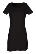 Skinni Fit Ladies/Womens Scoop Neck T-Shirt klänning
