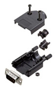 Amphenol L17DTPK-P-25+L71717SDB25P D-SUB-stiftfördelningsuppsättning 180° Antal poler: 25 Lödhuvud 1 st