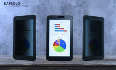 KAPSOLO Privacy 2-vägs sekretessfilter Huawei MediaPad T5 10 Skärmskydd, Screen Protection, 25,6 cm (10.1"), Surfplatta, 3H, Avskildhet, 15 g