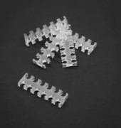 King Mod Service 12-slot Cable Comb 3mm Small - Clear - Set of 5