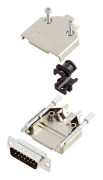 Amphenol L17DTPK-M-09+L717SDE09P D-SUB-stiftfördelningsuppsättning 180° Antal poler: 9 Lödhuvud 1 st