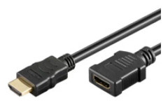 Techly ICOC-HDMI-EXT010, 1 m, HDMI Typ A (standard), HDMI Typ A (standard), 1920 x 1080 pixlar, 10,2 Gbit/s, Svart