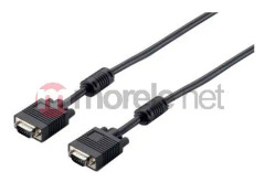 Equip 118811, 3 m, VGA (D-Sub), VGA (D-Sub), Hanstik, Hanstik, Svart