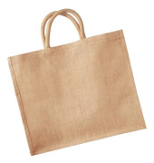 Westford Mill Jumbo Jute Shopper Bag (29 liter) (förpackning med 2)