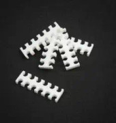 King Mod Service 12-slot Cable Comb 4mm Large - White - Set of 5