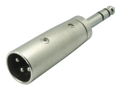 Kash KASH XLR-adapter XLR-stik - Jackstik 6,3 mm Stereo Poltal:3 1 st