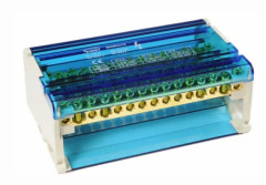 Simet Distribution block AL/CU 1-potential red SHNK 4x15 AUX38504R 350A (85138002)
