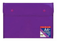 Tiger Stationery A4 Stud Wallet med sydda kanter