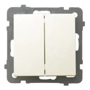 Ospel LP-17G/m/27, IP20, 250 V, 10 A, 71 mm, 40 mm, 71 mm