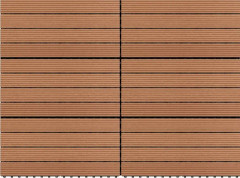 Medina Markplattor WPC 60x30 cm 6 st 1 m² brun