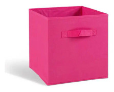 COMPO Förvaringslåda - Tyg - 27x27x28 cm - Fuchsia