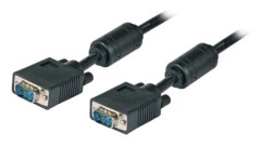 EFB Elektronik K5326SW.30, 30 m, VGA (D-Sub), VGA (D-Sub), Hanstik, Hanstik, Svart