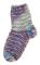  Strumpgarn, L: 200 m, off-white/lila harmoni, 50g