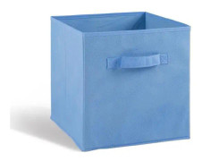 COMPO Förvaringslåda - Tyg - 27x27x28 cm - Ljusblå