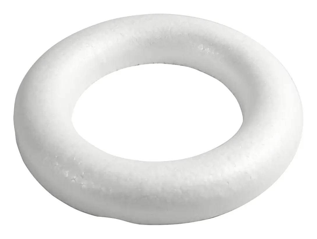 Frigolit Figur Ring Platt baksida - 20 cm