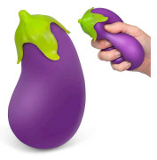 Stressboll / Klämboll - Aubergine