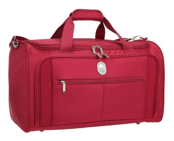 VISA DELSEY Mjuk Weekendresväska 50cm PIN UP5 Röd