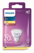 PHILIPS LED Spot - GU4 - 2.6-20 W - Varmvit