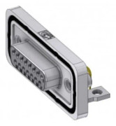 Deltron Connectors Deltron DTSWM15SYC/2M46UN D-SUB-kontakt 90° Antal poler: 15 Lödning, stift 1 st